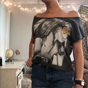 Unique, Off Shoulder Crop Top